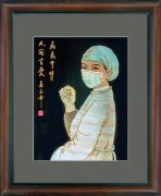 90后轮椅女孩独闯深圳 制作传统麦秆画成非遗传